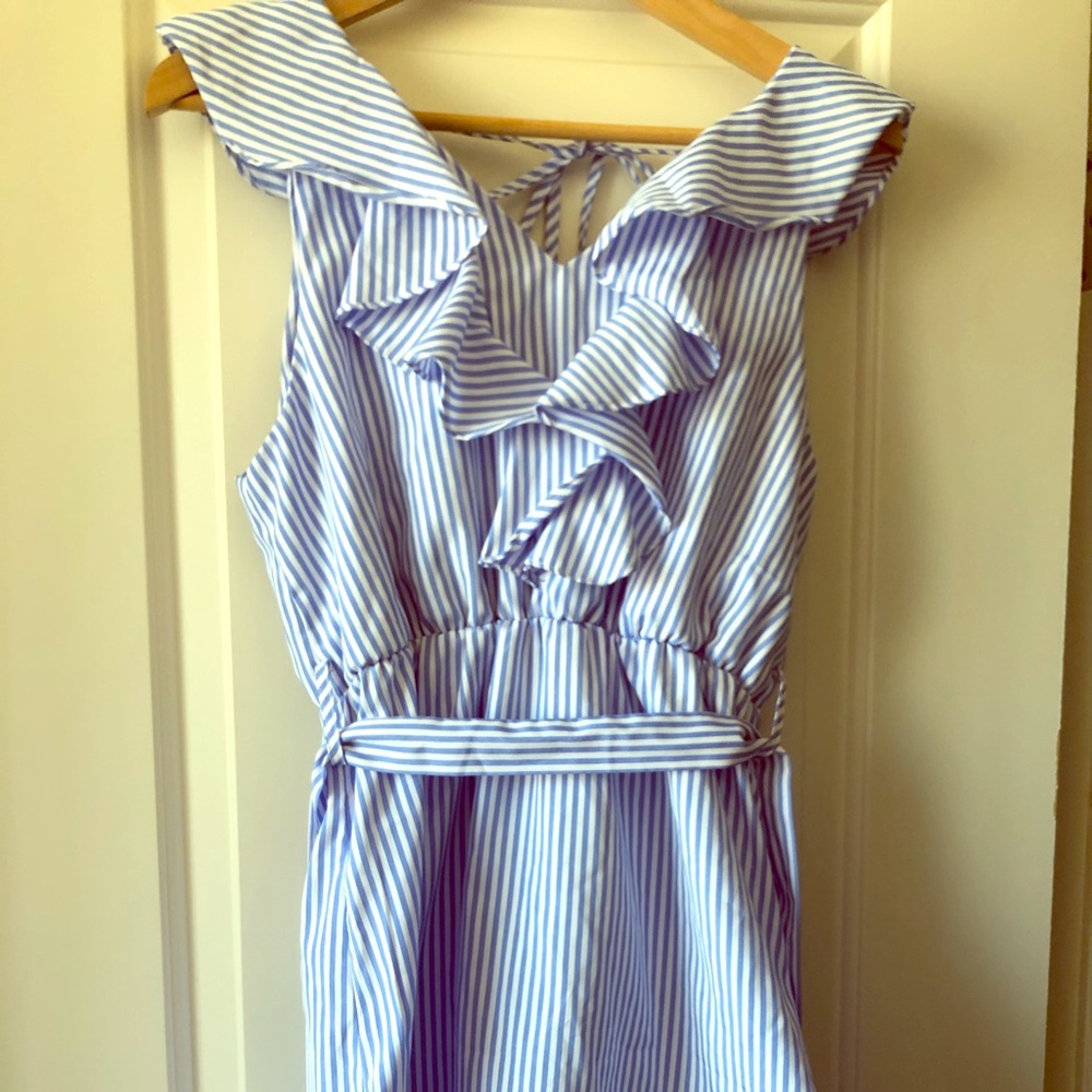 Blue summer Ruffle Dress